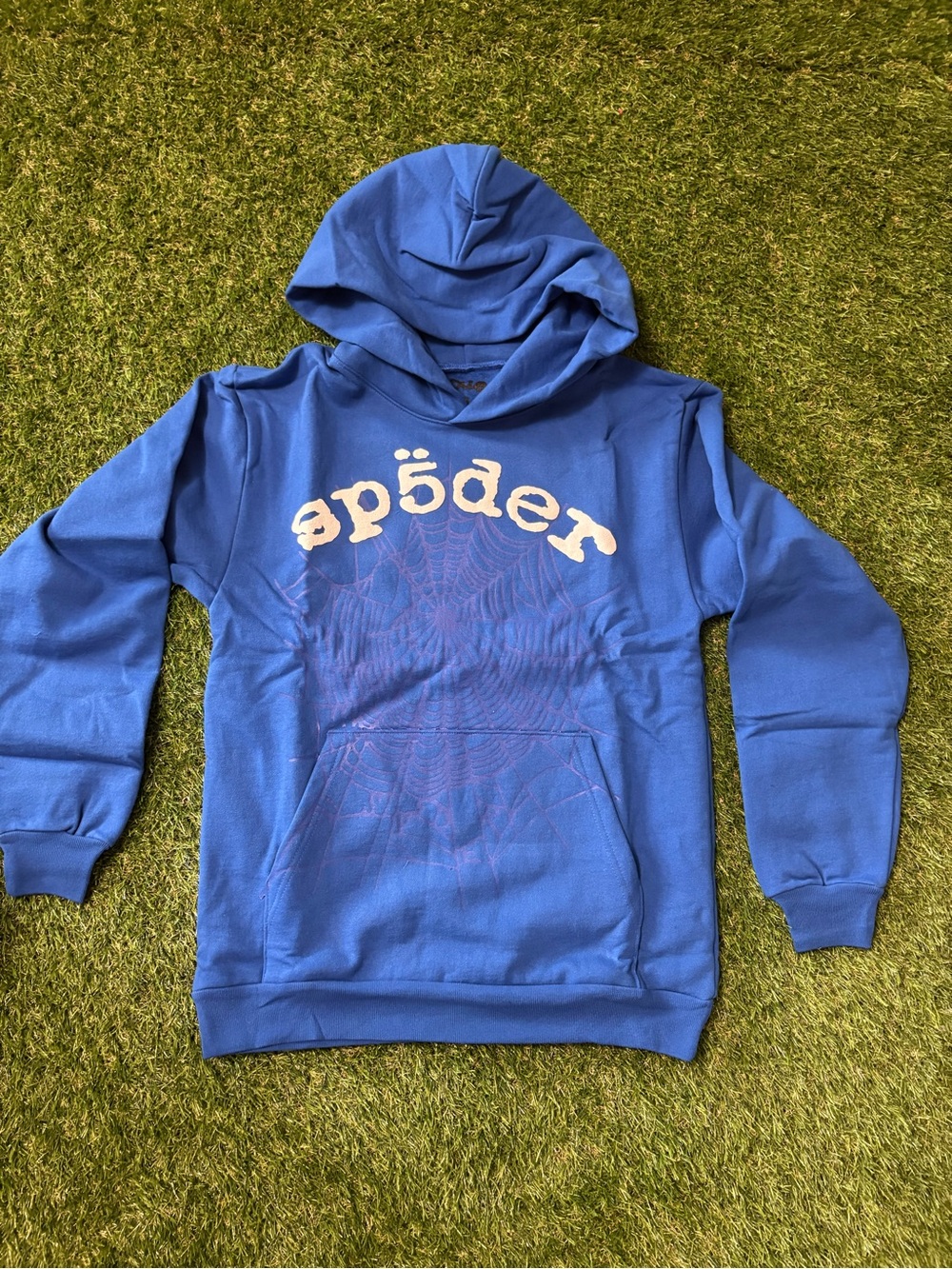 Apöder Blue Graphic Hoodie sweater - Men